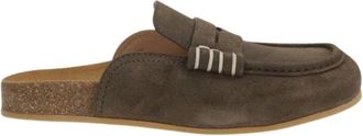 J.W.Anderson Schoenen, Dames, Grijs, 37 EU, Leer, Stitch Loafer