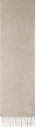 Max Mara Wsdalia Sand Cashmere Scarf
