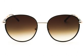 Longchamp LO171SN Round Metal Sunglasses - Black