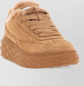 Jimmy Choo London leather low-top sneakers