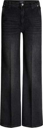 Joop Wide Jeans - Dames - Loose Fit Jeans - Zwart - W28 - Katoen - Jeans