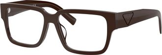 Prada Glasses, unisex, Brown, Size: 55 MM Glasses