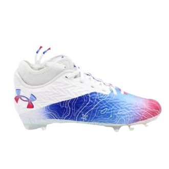 Under Armour Spotlight Clone 4 MC TX White / Blue 3027295-100 Mens