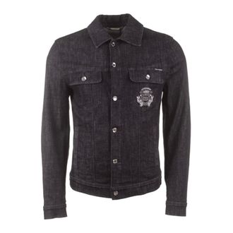 Dolce & Gabbana Denim Jacket - male - Dolce & Gabbana - Denim Jackets - Black - M - Jackets