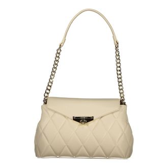 Mario Valentino Beige Polyurethane Women Shoulder Womens Bag