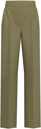 Marella Wijde Broek - Dames - Wijde Broeken - Groen - 4XL - Broeken