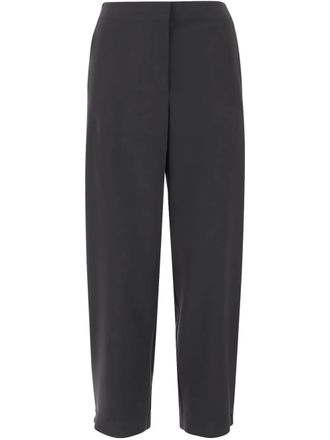 Giorgio Armani Cady trousers - women - Fabric - 44 - Grey