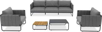 OEM Conjunto De Muebles De Jard&iacute;n Y Terraza Soda I Zumm, Aluminio Antracita Homms