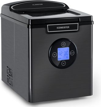 Klarstein Klarstein Icemeister 2g Ice Cube Maker 12kg/24h Lc Display Stainless Steel