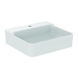 Ideal Lavabo Conca 500x450x165mm, Lijado Blanco 1 Orificio Para Grifer&iacute;a, Sin Rebosadero Ideal Standard