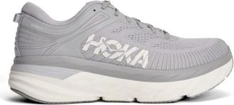 Hoka One One Bondi 7 - Heren - Hardloopschoenen - Grijs - 45 1/3 EU - Nylon - Fitness