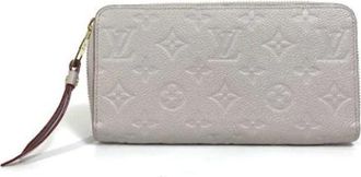 Louis Vuitton Pre-owned Clutches, female, Gray, Size: ONE SIZE Pre-owned Canvas Wallet