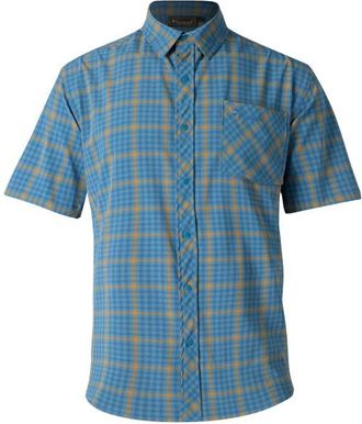 Pinewood Outdoor S/S Shirt Hemd f&uuml;r Herren | blau