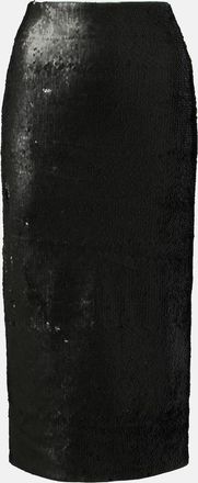 Emilia Wickstead Bethan sequined pencil skirt