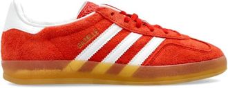 adidas Sportschoenen Gazelle Indoor W - Dames - Sneakers - Oranje - 39 1/3 EU - Leer - Schoenen