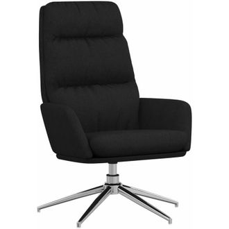 vidaXL Sill&oacute;n De Relax De Tela Negro Vidaxl