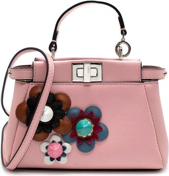 Fendi Micro Peekaboo-Style Leather Bag