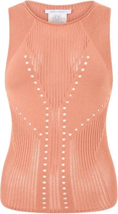 Alberta Ferretti Gebreide Tanktop - Dames - Tops zonder mouwen - Roze - S - Tops