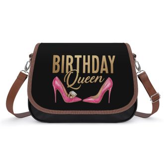 Generic Queen And Birthday Fashion Womens Crossbody Bags Novelty Handbag Shoulder Bag Purse