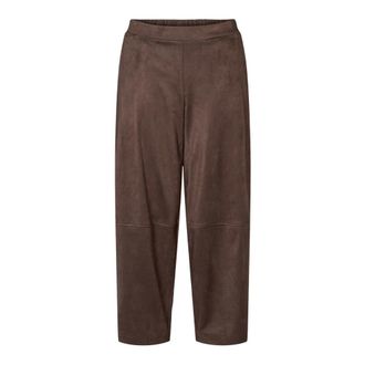 Rue de Femme RUE de Femme - RDFMea Straight Pants - Dames - Broeken - Bruin - Maat: XS Leer