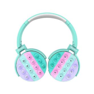 Trade Shop Trade Shop - Bambini Wireless Radio Bluetooth 5.0 Pieghevole Sd Usb Azzururro