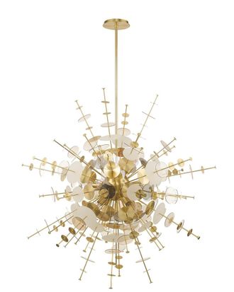 Livex Lighting Livex Circulo 12 Light Satin Brass Grand Foyer Pendant Chandelier