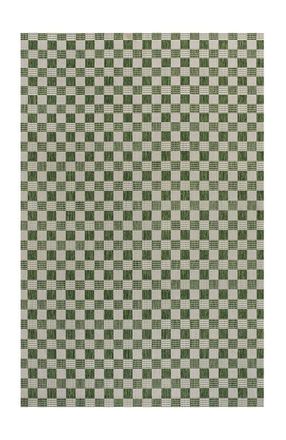 Jonathan Y Designs Aimee Traditional Cottage Checkerboard Indoor/Outdoor Area Rug in Green/cream at Nordstrom, Size 4Ft 0In X 6Ft 0In