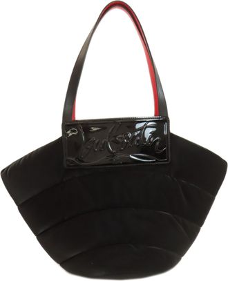 Christian Louboutin Black Nylon Tote Bag (Pre-Owned)