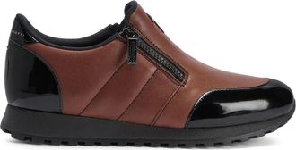 Giuseppe Zanotti Sneakers Ilde Run con doppia zip - Marrone