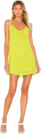 Show me your Mumu Suzanna Slip Dress Green Sequins Party JDM2790