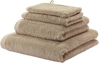 Aquanova Jacquard gewebtes Design Handtuch London Almond - in verschiedenen Grössen