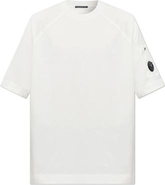 C.P. Company Hombre, Camisetas, Blanco, Talla: L