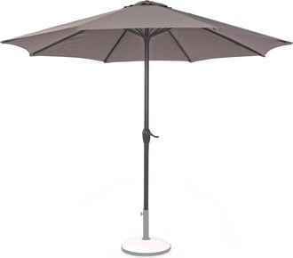 Brigros Parasol color crudo di&aacute;metro 270 en acero y poli&eacute;ster