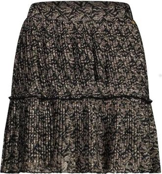 Freebird by Steven Korte rok - Dames - Korte rokken - Zwart - M - Rokken