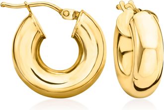 Ross-Simons Italian 5mm 14kt Yellow Gold Huggie Hoop Earrings