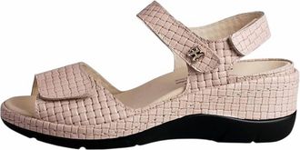 Helle Comfort Womens Lana Slide Sandals In Beige