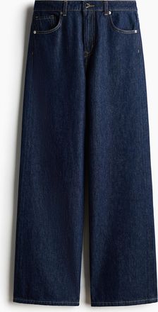 H&M Wide High Jeans - Blue
