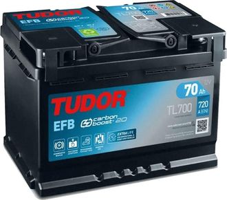 Tudor Tl700 Bater&iacute;a De Coche 70ah 720a En - Tudor