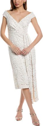 Eliza J Off-The-Shoulder Lace Sheath Dress