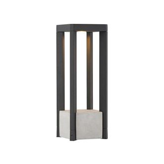Lucande L&aacute;mpara led para exterior de aluminio gris
