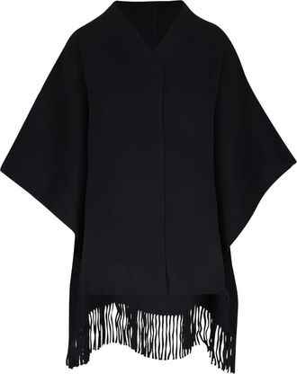 Lafayette 148 New York Cappotto con scollo a V - Nero