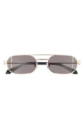 Off-white 55mm Lynn Oval Sunglasses in Gold Grey at Nordstrom Rack