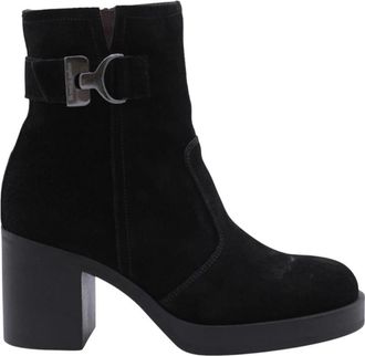 Nero Giardini Stijlvolle Enkellaars Galabovo - Dames - Laarzen met Hak - Zwart - 37 EU - Schoenen