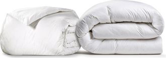 Ella Jayne Home Utility 550 Fill Power Down Comforter & Feather Bed Set in White at Nordstrom Rack, Size Queen