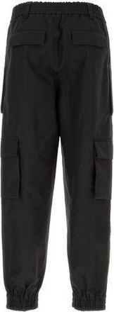 Alexander McQueen Alexander Mcqueen Mens Cotton Cargo Pants - Black - Size EU 50 (Mens)