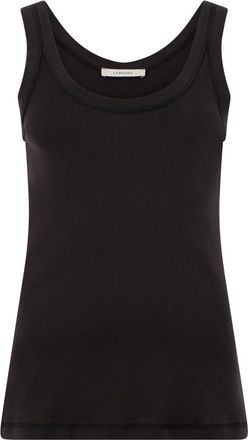 Christophe Lemaire Tops, Dames, Zwart, M, Katoen, Rib Tank Top