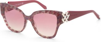 Swarovski Womens 54mm Red Sunglasses