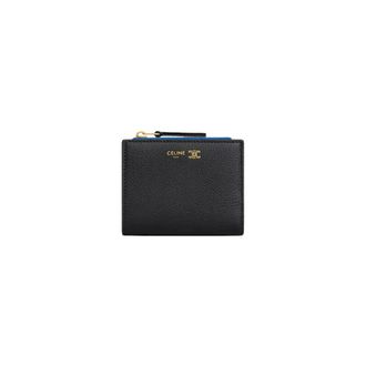 Celine Compact Wallet - female - CELINE - Wallets & Cardholders - Black - ONE SIZE - Accessories