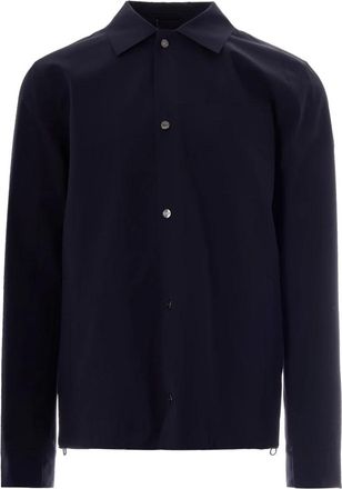 Herno Shacket in Essence - Heren - Zomerjassen - Blauw - XL - Nylon - Jassen