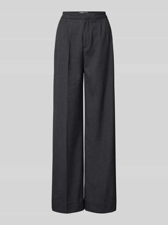 Copenhagen Muse Stoffhose in Melange-Optik in Anthrazit, Größe M